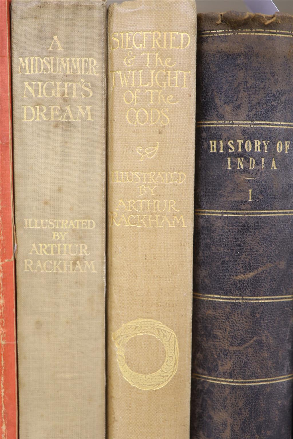 Rackham (Illus.) - A Midsummer-Nights Dream, 1908 and Siegfried & the Twilight of the Gods, 1911 and sundry volumes,